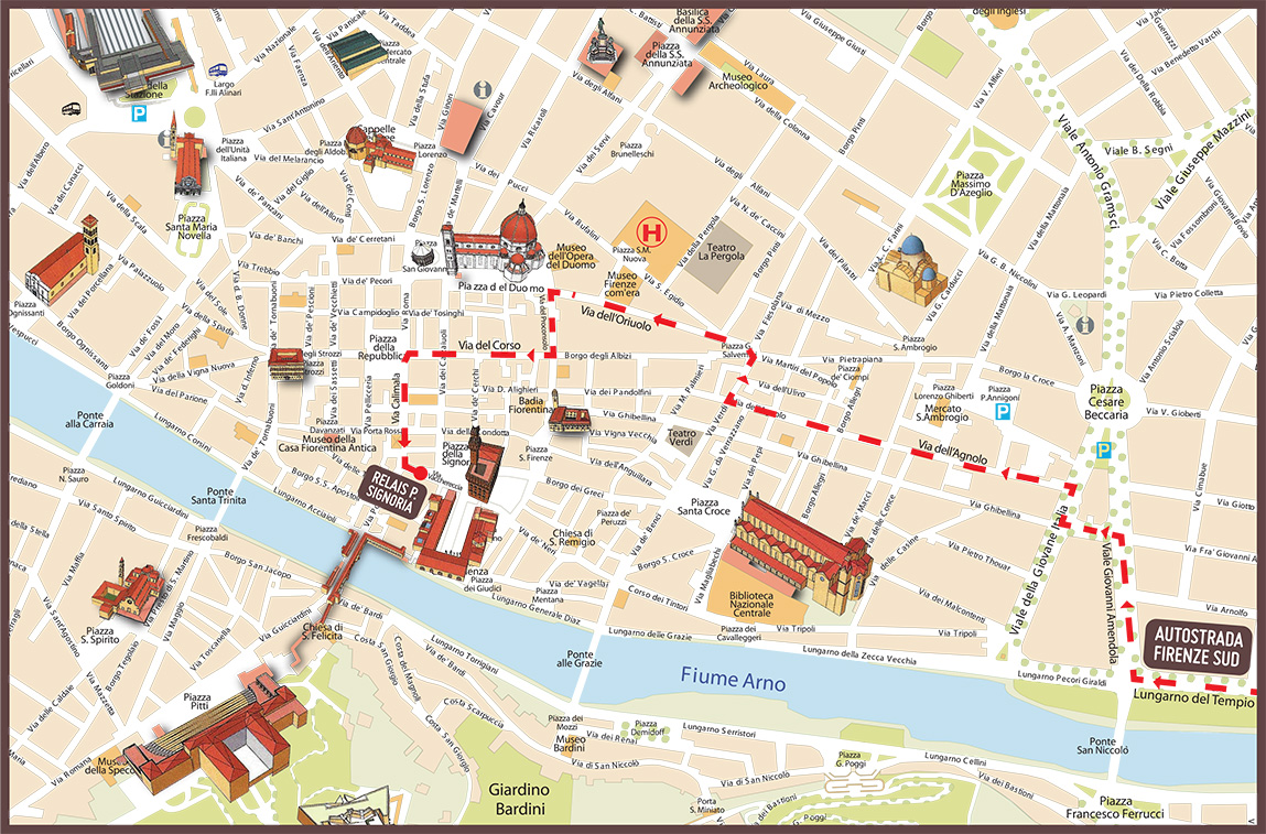 mappa Firenze